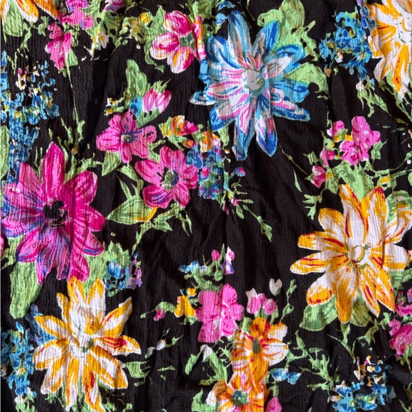 ☎️ Lush floral print flowy slit skirt midi knee length flowers floral festival - Picture 6 of 7